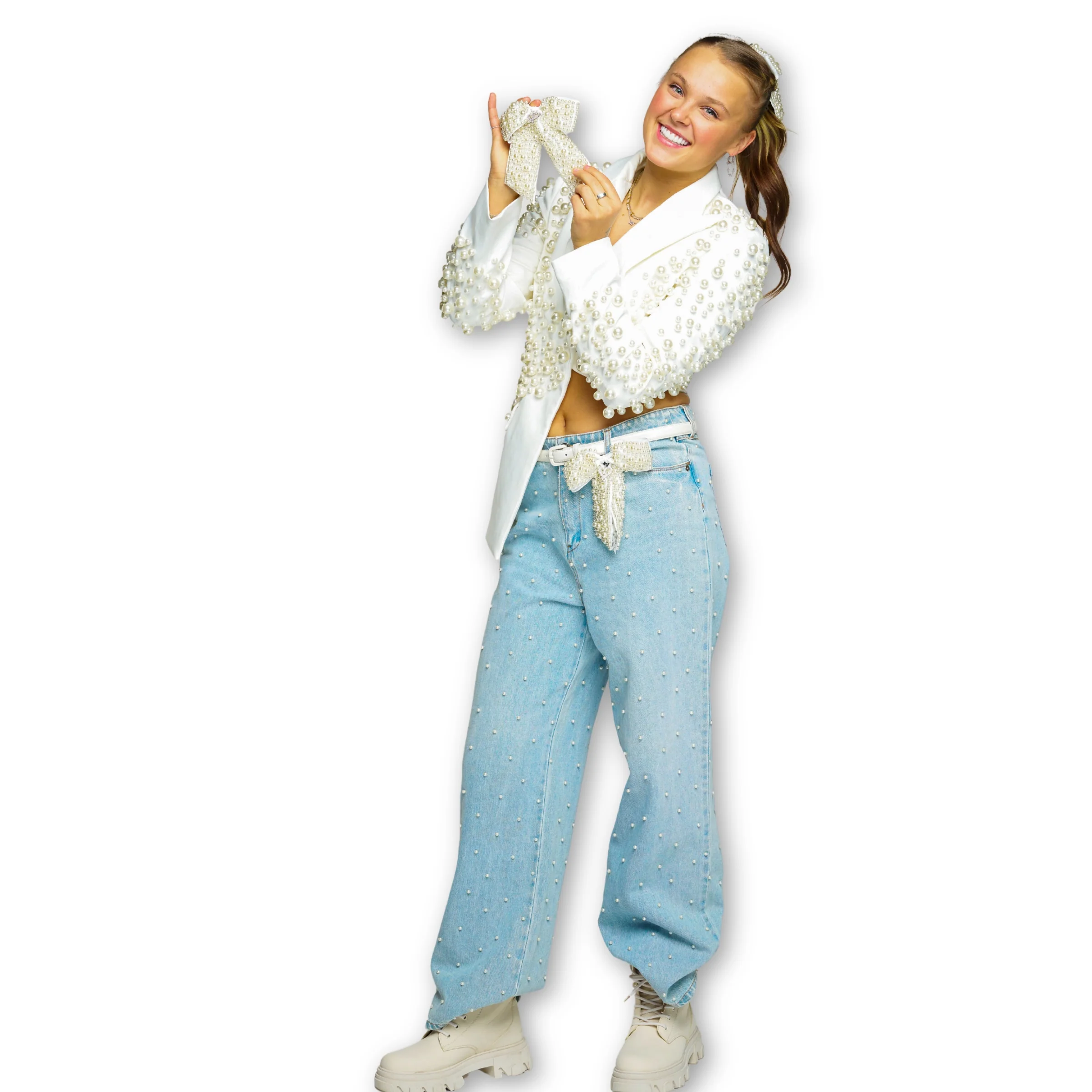 Joelle Perfect Pearl Bow - Image 3